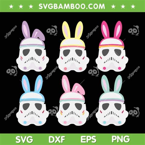 Star Wars Easter Bunny SVG PNG