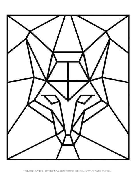 30 Free Printable Geometric Animal Coloring Pages The Cottage Market
