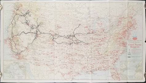 Military Map Of The United States Union Pacific The Strategic Middle