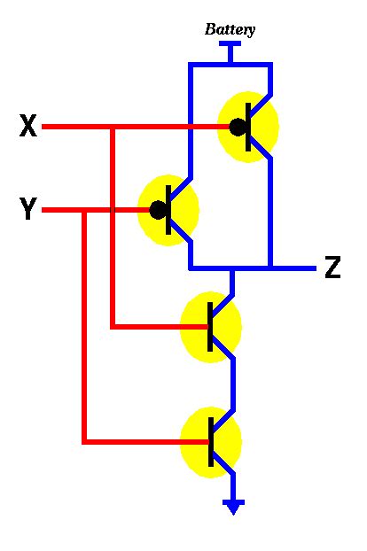 Xor Gate Circuit Diagram Using Transistor