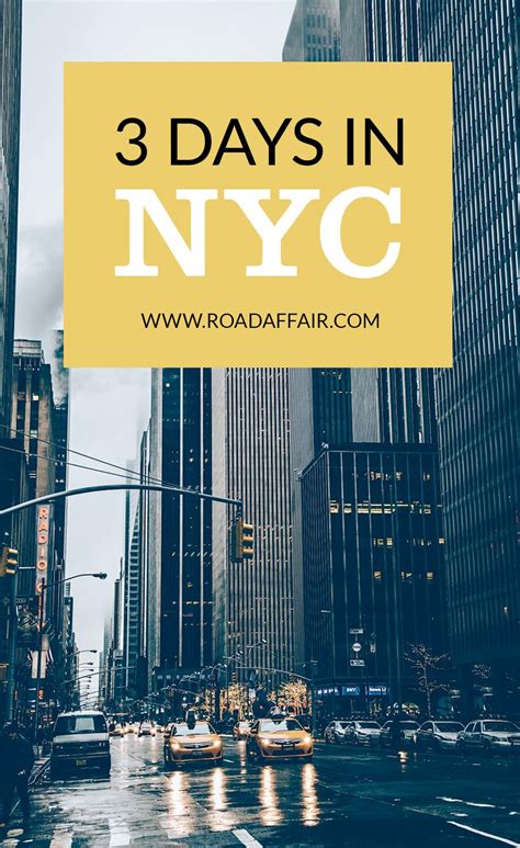 The Perfect 3 Day Weekend In New York City Road Affair Usa Reise