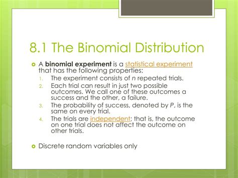 Ppt The Binomial And Geometric Distributions Powerpoint Presentation