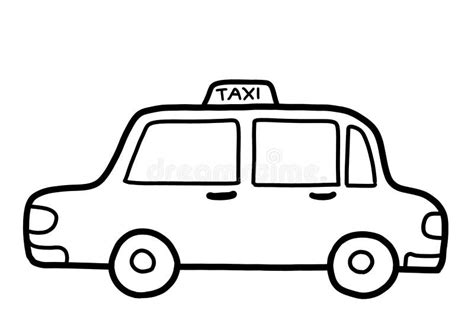 Taxi Cab Vehicle Stock Illustration Illustration Of Transportation