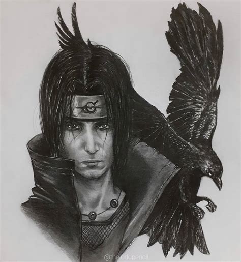 A Realistic Itachi Drawing I Made Today Continuing The Realistic