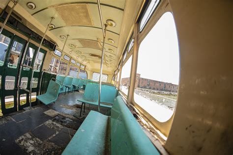 Abandoned Trolley Cars Red Hook Brooklyn Vegan Victuals