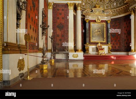 Russia Peter The Great Interior Architecture Hi Res Stock Photography