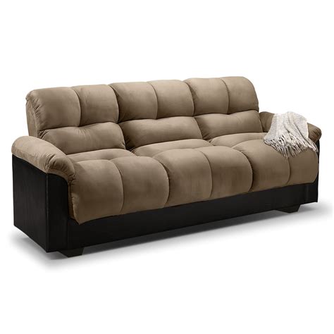 All with customisable mattresses, going to bed has never been so tempting! Ara Futon Sofa Bed with Storage - Hazelnut | Value City ...