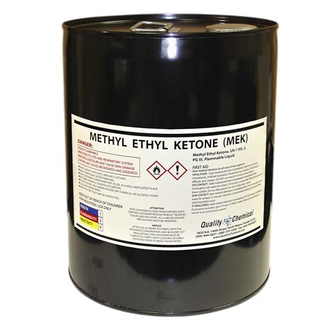 Methyl Ethyl Ketone Mek 5 Gallon Pail