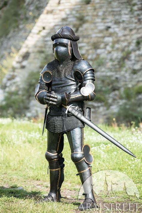 Black Armor Kit The Wayward Knight Medieval Knight Armor Knight