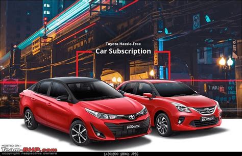 Toyota Launches Leasing And Subscription Service Team Bhp