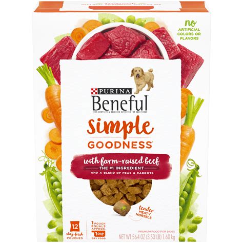 Purina Beneful Dry Dog Food Simple Goodness With Farm Raised Beef 12