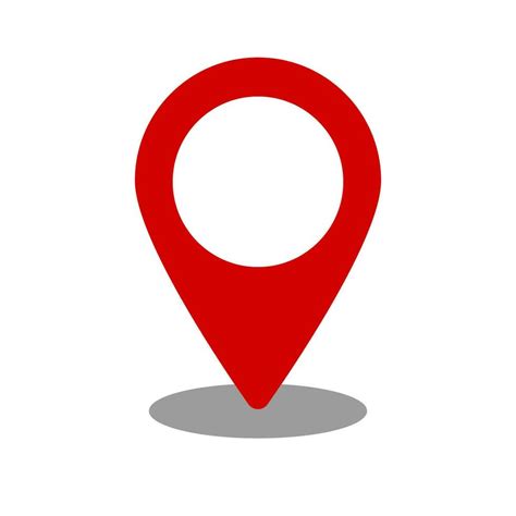 Map Pin And Shadow Current Location Information Vector 26530176