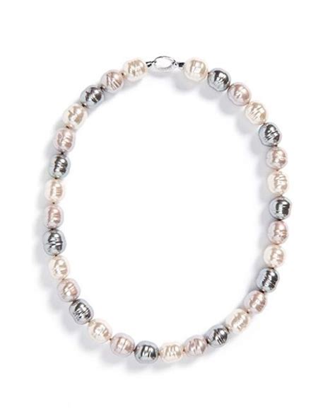 Majorica 14mm Baroque Pearl Necklace In Multicolor Lyst