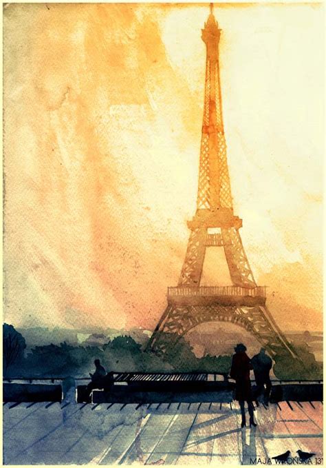 Vibrant Watercolor Paintings Of World Famous Landmarks And Cities