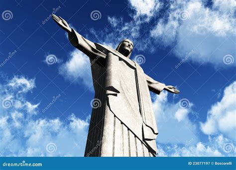 Jesus Statue In Rio De Janeiro Brazil Corcovado Mo Editorial
