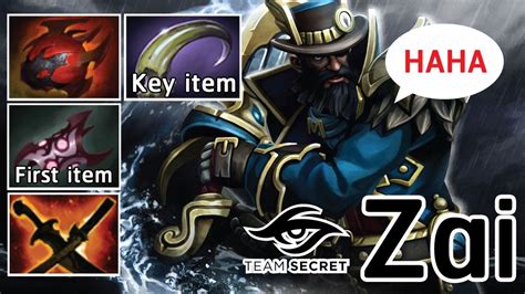 zai [kunkka] pro player offlane team secret zai dota2 youtube