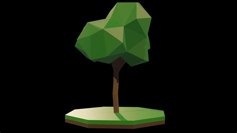 Tree Low Poly Free 3d Model By Clickdamn