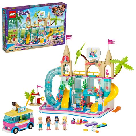Lego Friends Summer Fun Water Park Set 41430 Building Toy Inspires