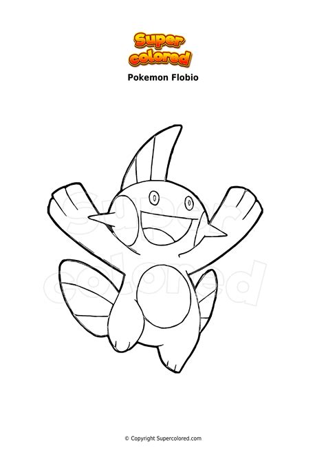 Coloriage Pokemon Flobio