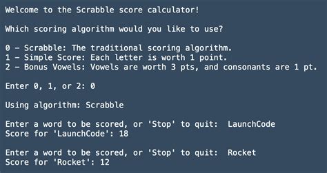 Github Skylerhoganscrabble Scorer A Console Based Scrabble Scorer