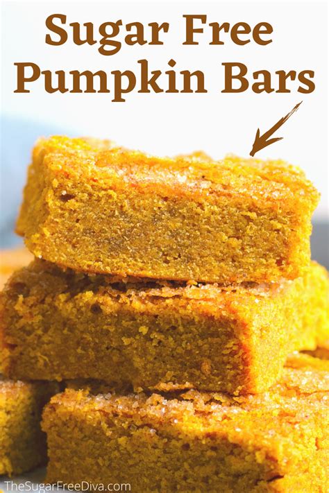 Buy the healthy 'n fit whey protein i use: Sugar Free Pumpkin Bars in 2020 | Pumpkin bars, Sugar free recipes, Recipes