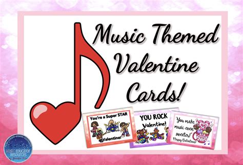 Music Themed Valentine Cards Valentines Day Songs Music Themed