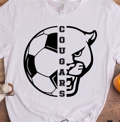 cougars svg soccer svg cougars soccer t shirt design soccer etsy