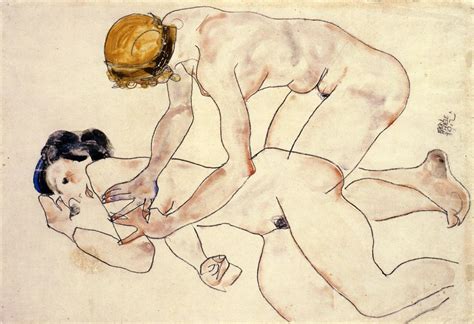 Kneeling Semi Nude Egon Schiele Wikiart Org My Xxx Hot Girl