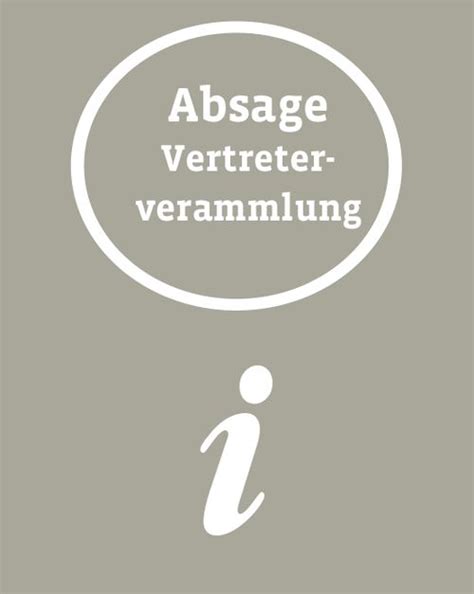 Aktuelles zum wohnen in gemeinschaft. Absage Vertreterversammlung
