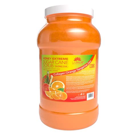 Honey Extreme Sugar Scrub Orange Tangerine Zest La Palm Spa Products