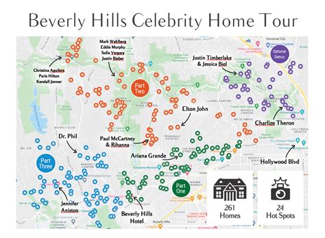 Beverly Hill Celebrity Homes Map Tour Download And Go Velvet Ropes