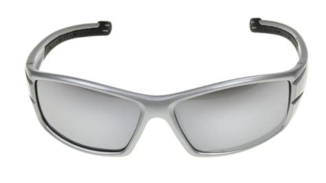 Foster Grant Mens Silver Mirrored Wrap Sunglasses Jj06