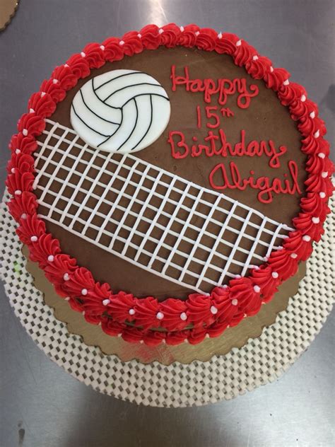 8 Volleyball Themed Birthday Cake Themed Birthday Cakes Volleyball Birthday Cakes