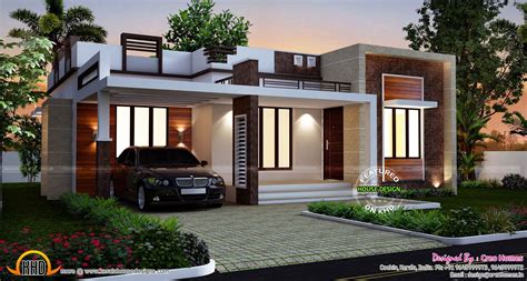 New House Plan 29 One Story Flat Roof House Plans