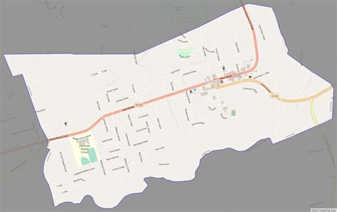 Map Of Jonesville Town Virginia