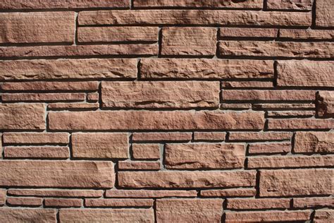 Red Sandstone Brick Wall Texture Picture Free Photograph