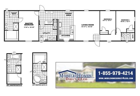 Average costs and comments from costhelper's team of professional journalists and community of users. 14X70 Mobile Living Room Sqft : Floor Plans American Mobile Homes Inc Mobile Home Floor Plans ...