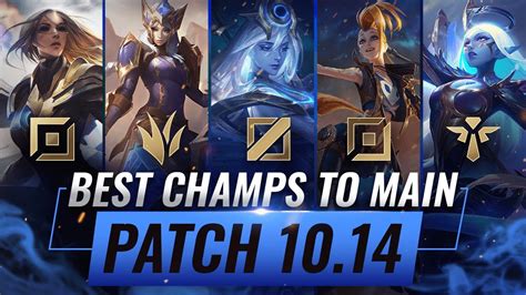 3 BEST Champions To MAIN For EVERY ROLE in Patch 10.14 - League of