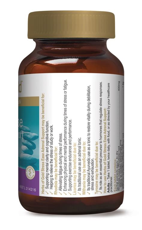 For over 30 years, we have been devoted to producing a 'gold standard' range of therapeutic herbal and nutritional supplements to. hog stress ease back side label