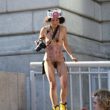 Topless Naked Protesters Occasional Stray Peen Warning Page 2