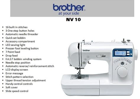 Brother Nv10 Sewing Machine