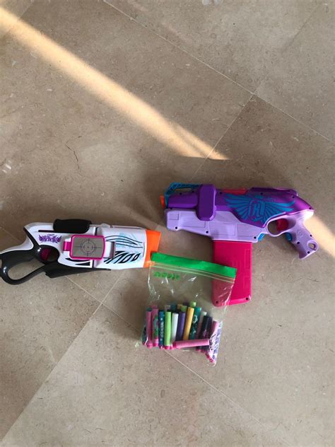 Nerf Guns For Girls Hobbies And Toys Toys And Games On Carousell