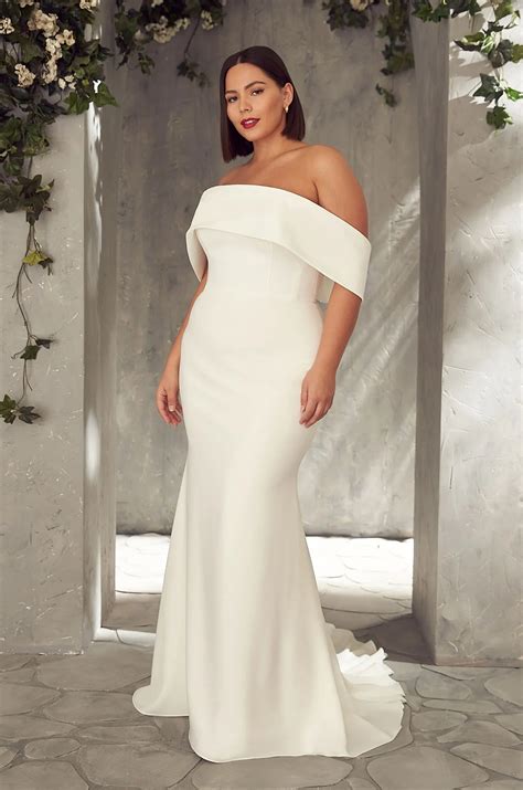 Understated Strapless Wedding Dress Style 2405 Mikaella Bridal