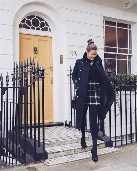 london s stepping it up today with the cold crisp weather ️ {outfit link in bio coat is