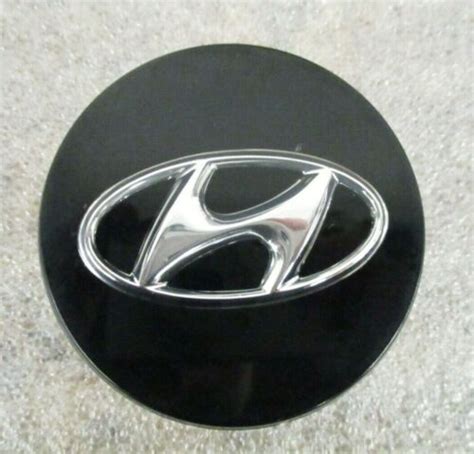Hyundai Wheel Center Caps Hubcap Part Nf K OEM Black Chrome