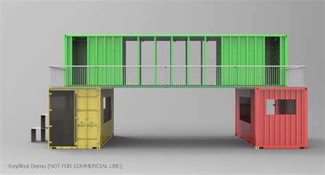 Container Restauranthome Design 3d Cad Model Library Grabcad