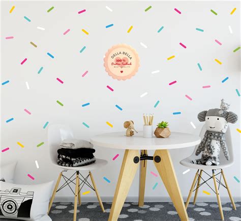 220 Confetti Wall Stickers Sprinkles Wall Stickers Confetti Wall Decal