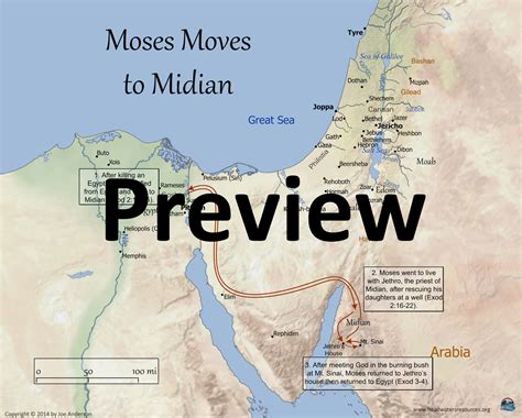 Exodus Moses And Joseph Maps Set 6 Pro Series Bible Maps