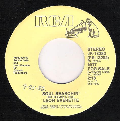 Leon Everette Soul Searchin Releases Discogs