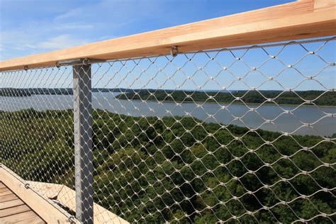 Wire Rope Mesh Netting For Balustrade Guardrail And Deck Railing